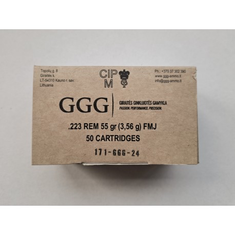 .223 REM GGG 55GR/3,56g